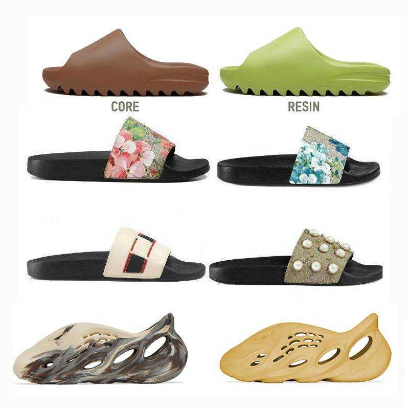 

slipper big size us12 us13 Vermillion Foam Runner floral beach Sportfansgot payment Slide Slippers Ochre resin MX Moon Grey Ararat Desert, 11#ochre