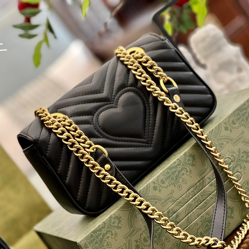 

Evening Chain Shoulder bag Crossbody Fashion Women Designer Handbag handbags Cross body bags leather with sheepskin Classic 4-color simple suitable for party, Black