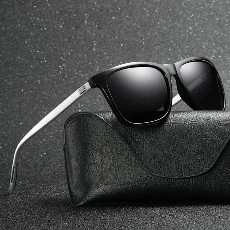 

Sunglasses Luxury Polarized Men Women Square Cool Sun Glasses Shades Brand Design Black For Male