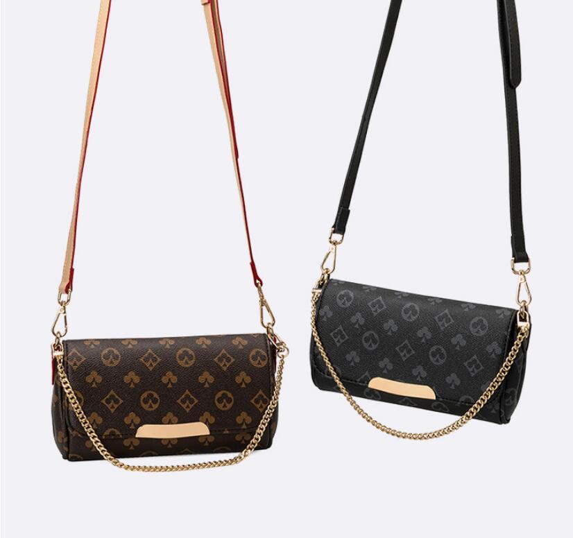 

Designers Womens Leather Shoulder Messenger Bags Fashion Luxurys Chain Clutch Evening Bag Purses Lady Handbag Crossbody Backpack Wallet, Brown gird