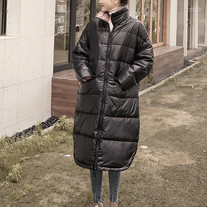 

Women's Down & Parkas Aibeautyer Winter Wide-waisted Coat Female Warm Windproof Snow Outwear Long Jacket Women Ultra Light White Duck, Green