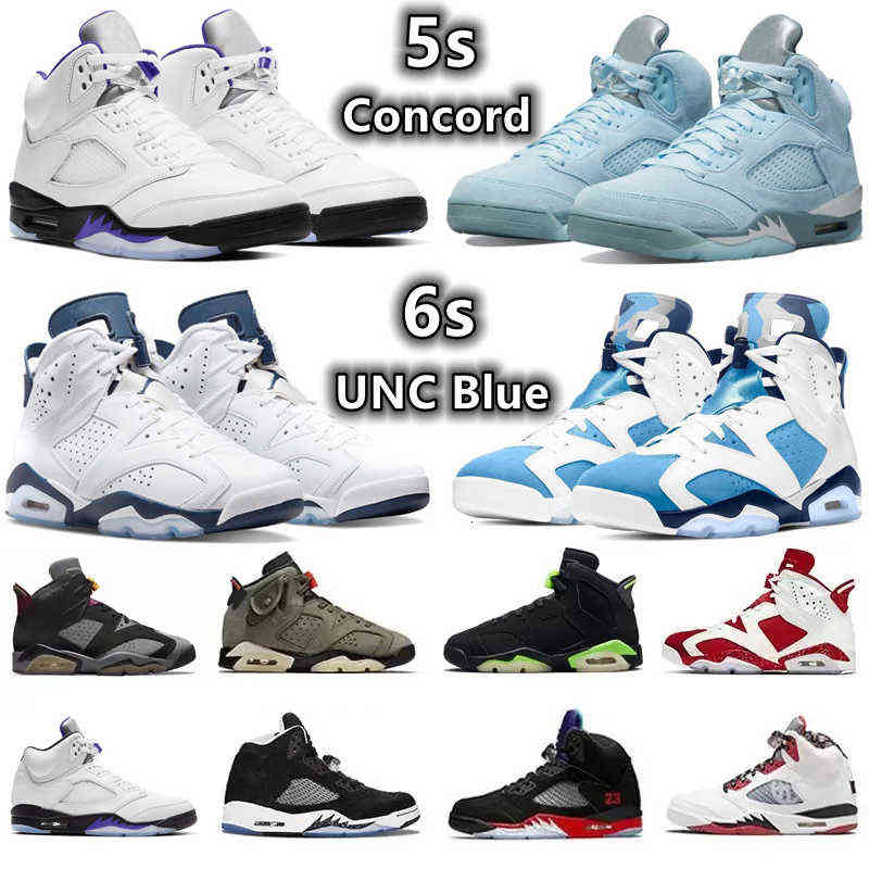 

Jumpman 5 Concord 6 UNC men basketball shoes 5s Easter Bluebird Raging Bull Racer Blue 6s Electric Green Midnight Navy Bordeaux Red Oreo, Color#21