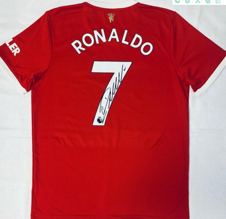 

Tees Cristiano Signed Autograph signatured Autographed auto signature jersey shirts, Multi