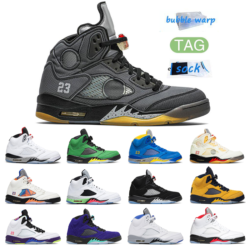 

5s Mens basketball shoes jumpman 5 Muslin Fire Red International Flight Metallic White What The Stealth 2.0 Sports Sneakers, #19