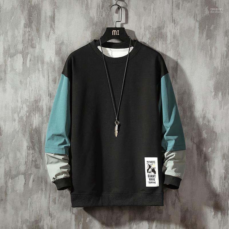 

Men's Hoodies & Sweatshirts Autumn Spring 2022 Sweatshirt Patchwork Loose Hip Hop Punk Pullover Streetwear Casual Fashion Clothes Oversized, Ds667 d