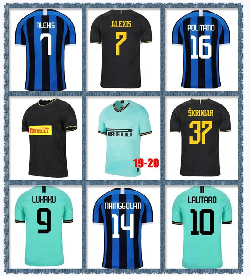 

2019 2020 Retro Inter soccer jerseys ERIKSEN ALEXIS LUKAKU LAUTARO Godín Young Candreva Barella SENSI NAINGGOLAN SKRINIAR BROZOVIC 19 20 milan football shirt