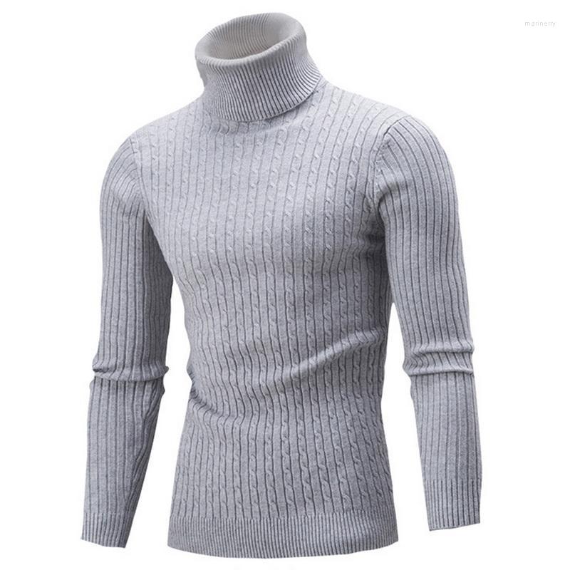 

Men's Sweaters Men's Turtleneck Sweater Winter Casual Knitted Keep Warm Fitness Men Pullovers TopsMen's Mari22, Black