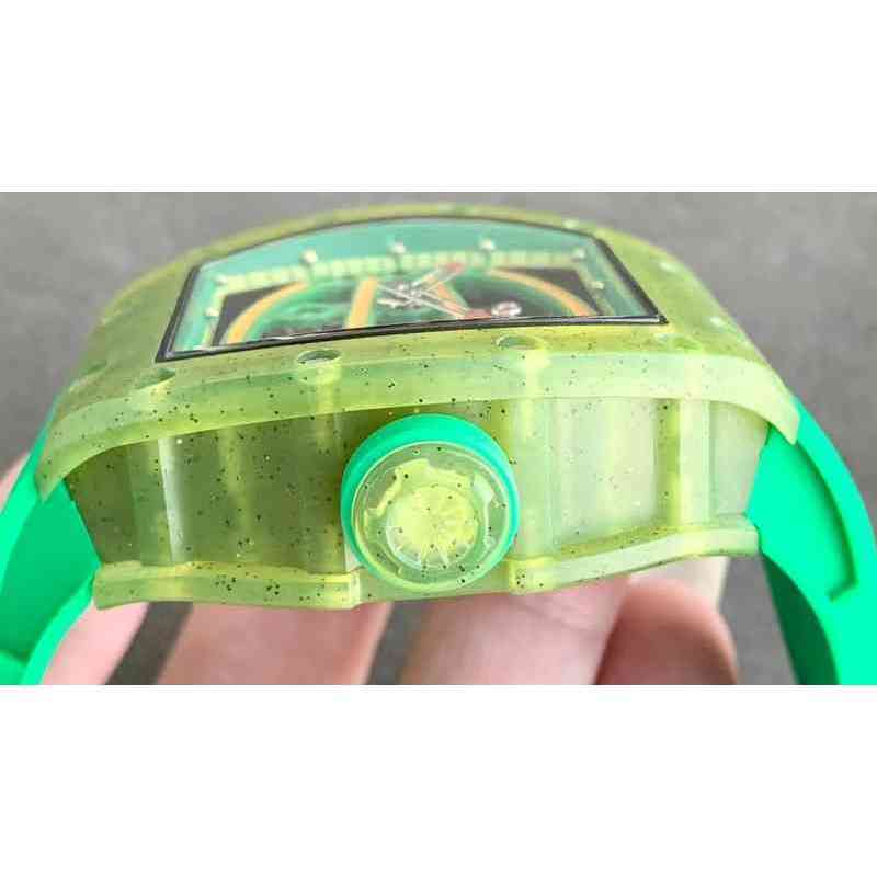 

Sports Watch Rm59-01 Rm70-01 Rm11-04 Rm61-01 Rm052 Movement Mechanical Carbon Fiber Case Sapphire Mirror, As shown