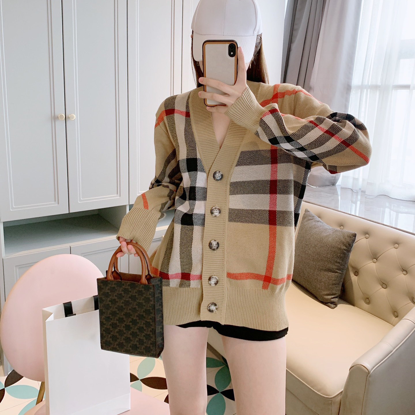 

Designer Sweater Men women senior Plaid classic leisure Autumn winter keep warm comfortable of choice Top1 High quality sweatshirt bottoming
