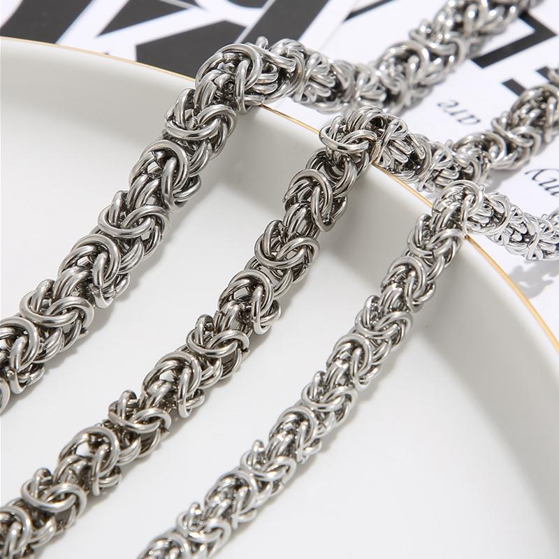 

Chains 6/7/8mm 316L Stainless Steel Chain Necklace For Men Male Party JewelryChains