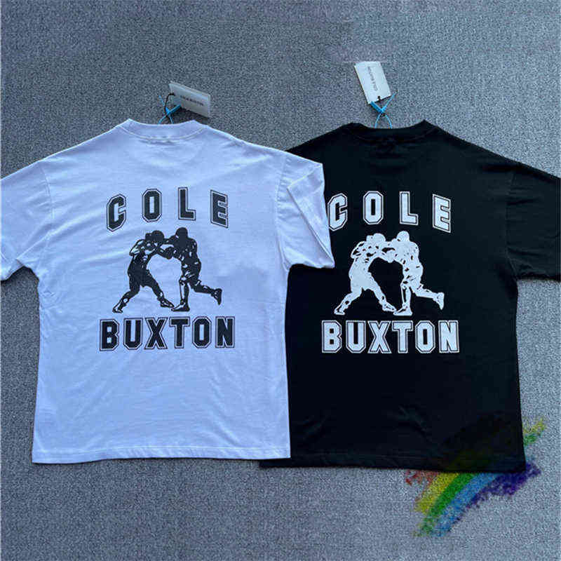 

Boxing Print Cole Buxton T Shirt Men Women High Quality Short Sleeve Summer StyleT220721