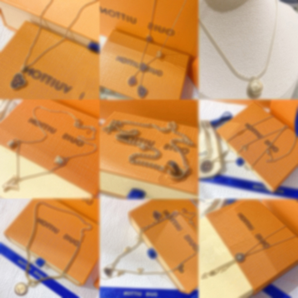 

Fashion Stainless Steel L-Letter Necklace Jewelry Pendant Stainless Steel Crystal Faux Leather Love Necklaces Womens Party Wedding Gifts 20Styles 20-4-L