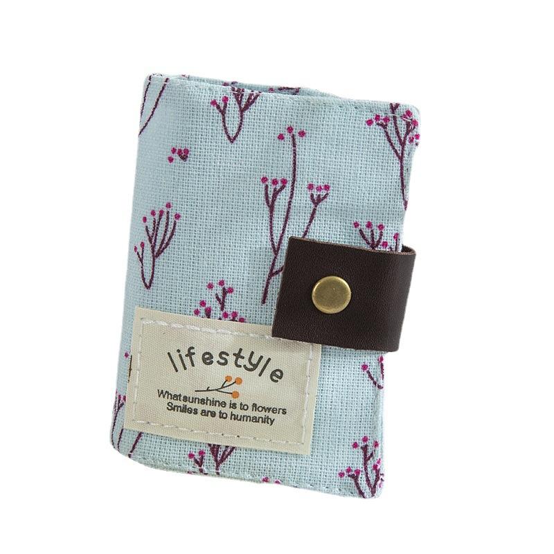 

Anti-demagnetization fashion organ card bag female multi-card bag small wallet 415202261707 blue