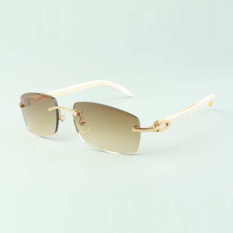 

Plain Buffs sunglasses 3524026 with white buffalo horn temples and 56mm lens
