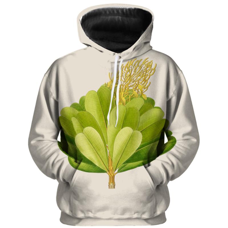 

Men' Hoodies & Sweatshirts Print Plant/Animal Pullover Leaf Men Women Hooded Casual Long-sved Hoodie Unisex Outwear Streetwear MeMen, Mso491