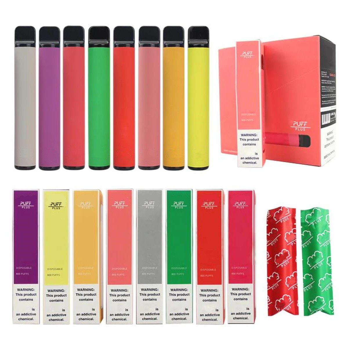 

800 Puffs Bar Plus 88 Colors electronic cigarettes Disposable e-cigarettes Device 550mAh Battery 3.2ml Pre-Filled Vape Portable Vapor vs bang xxl esco bars elux legend