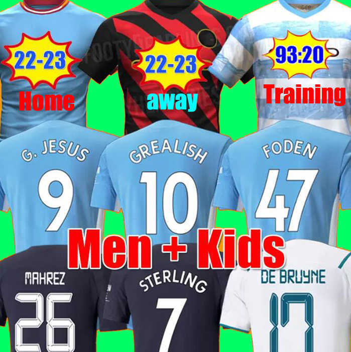 

Tailandia camiseta de fútbol la ciudad Manchester 2020 2021 STERLING DE BRUYNE 20 21 Fans versión del jugador man city jersey tops, Men 3rd