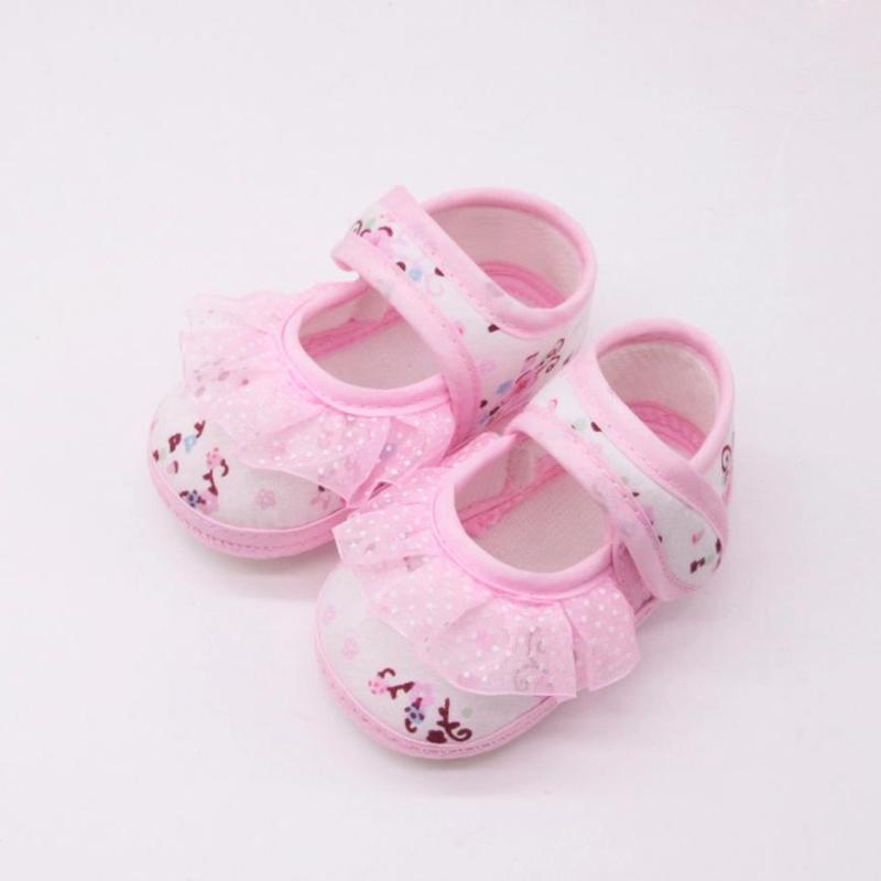 

First Walkers Arloneet Baby Girl Shoes White Lace Floral Embroidered Soft Prewalker Walking Toddler Kids Drop X1001First, Pk