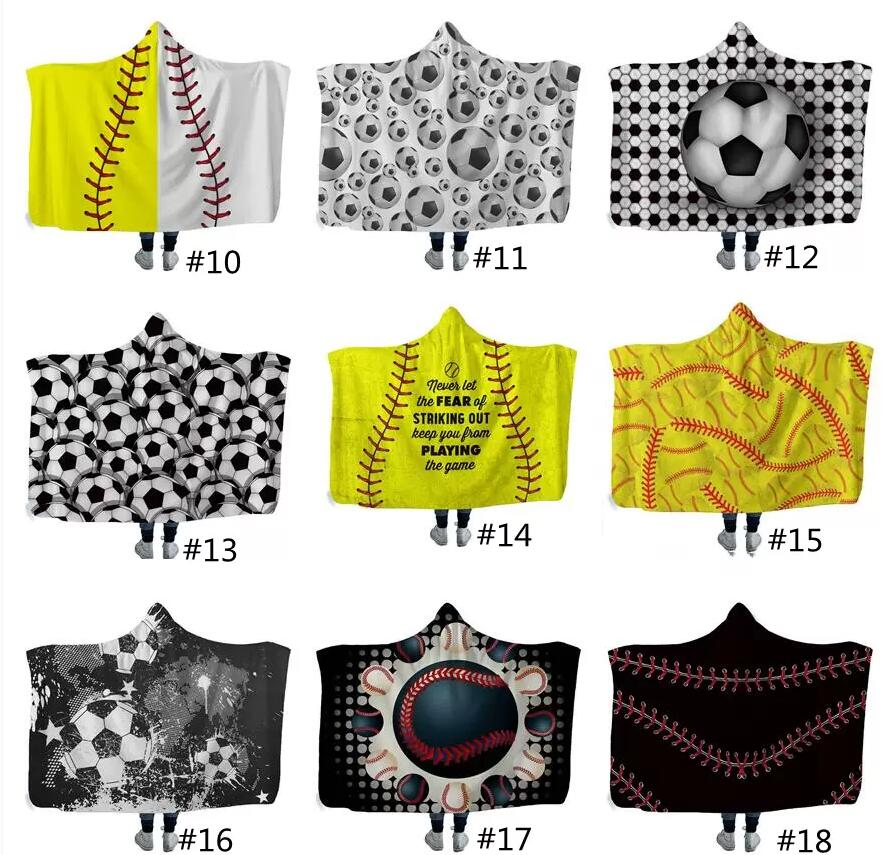 

Hooded Blanket Baseball Stitching Softball Sports First Bas Strike One Baseball Print Mom Dad Colorful Throw Custom Mad C0615X2, 13