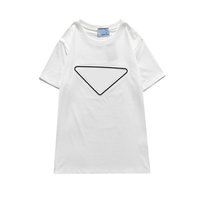 

Short sleeves clothing styles luxury T Shirts Womens Prad Cotton Tee Mens Streetwear Lovers Print Tops shirt woman Fashion Designer 4, 1#