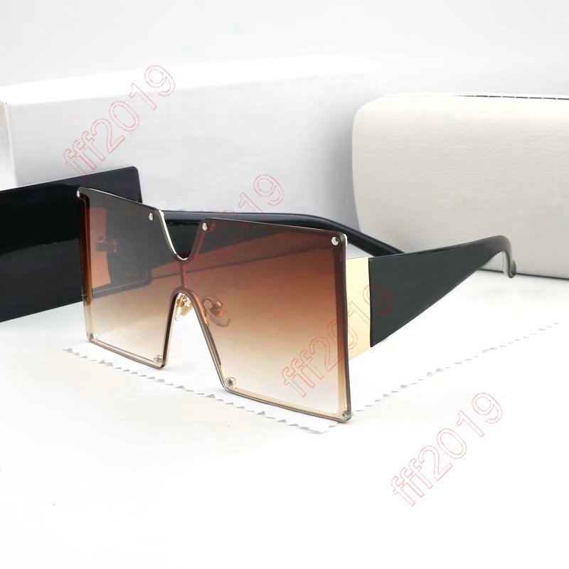 women Men Fashion Sunglasses Oversized Square Vintage Brand Design Sun Glasses Trendy Driving Outdoor Eyeware UV400 Wholesale Sheild Lunette De S