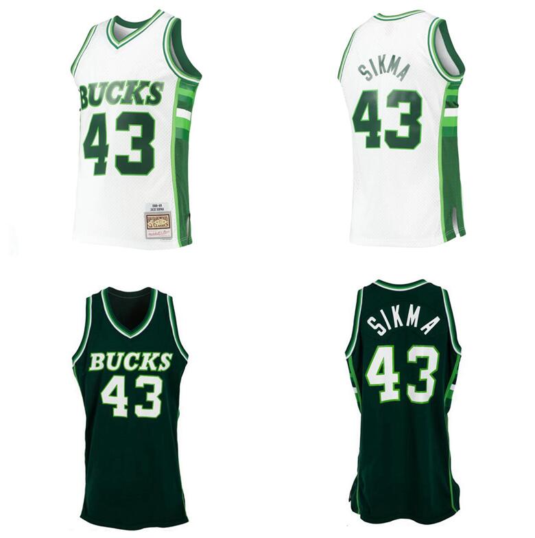 

Stitched Jack Sikma basketball Jersey S-6XL Mitchell & Ness 1988-89 Mesh Hardwoods Classics retro version Men Women Youth jerseys, Stitched jersey