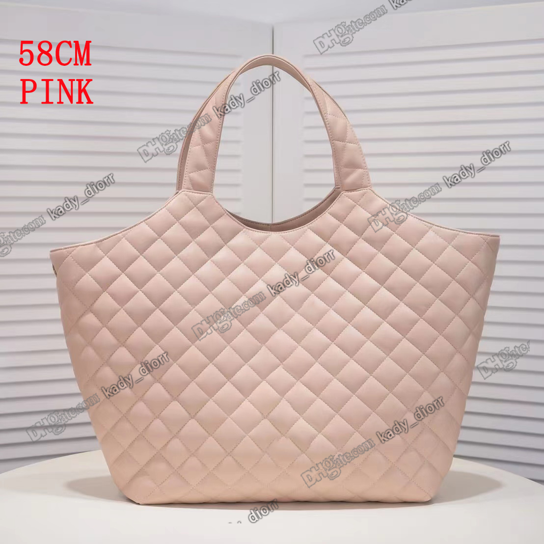 

2022 large capacity tote shopping shoulder bag diamond surface gaby new E2pp#, Customize