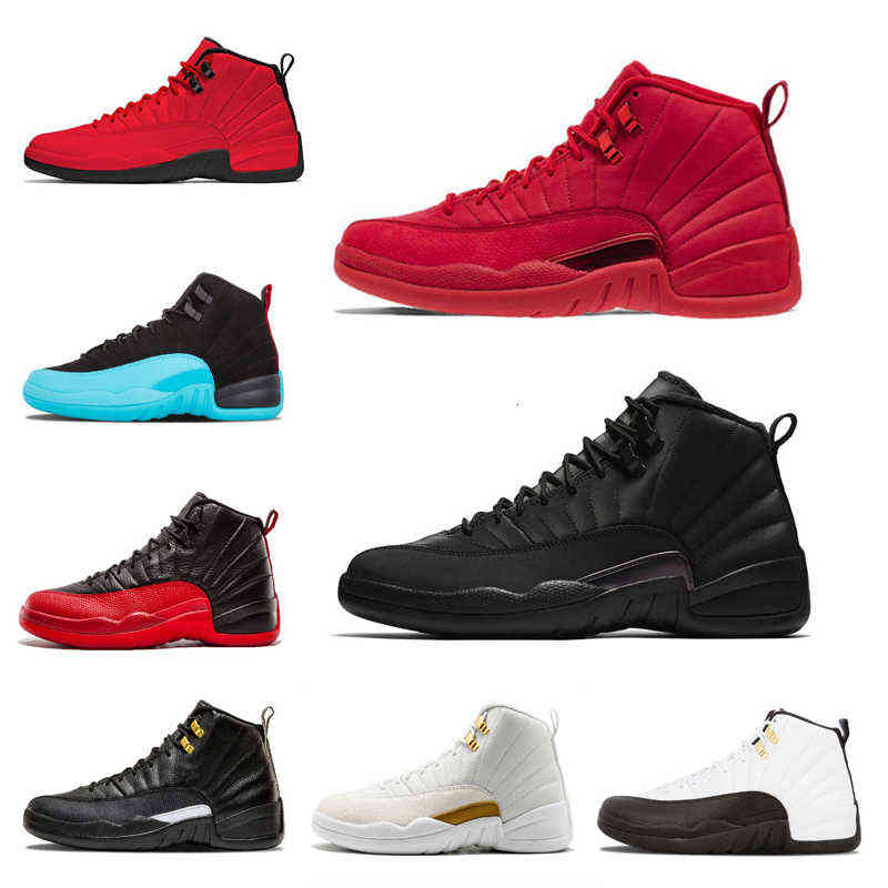 

Designer 12 Winterized WNTR Bulls Men Basketball Shoes for Women Sneaker gym red black white gamma blue the master taxi Trainer Sports Shoe, French blue