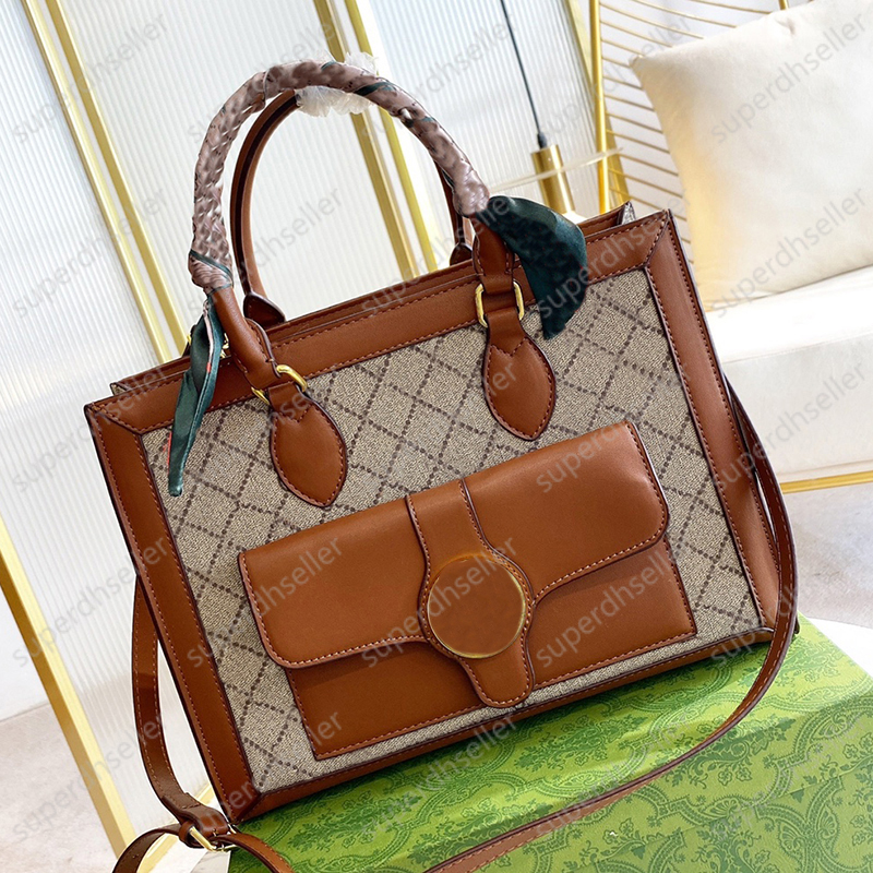 

Large Capacity Women Totes Shopping Bag Crossbody Luxury Designer Handbags Shoulder Bags Clutch Fashion Vintage Purse Original Box Wholesale, Increase feight