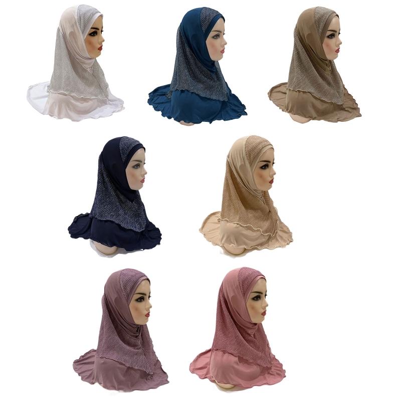 

Ethnic Clothing Lightweight Women Hijab Muslim Head Scarf Comfortable Long Wrap Scarves Sun Protection Shawl For Four SeasonEthnic EthnicEth