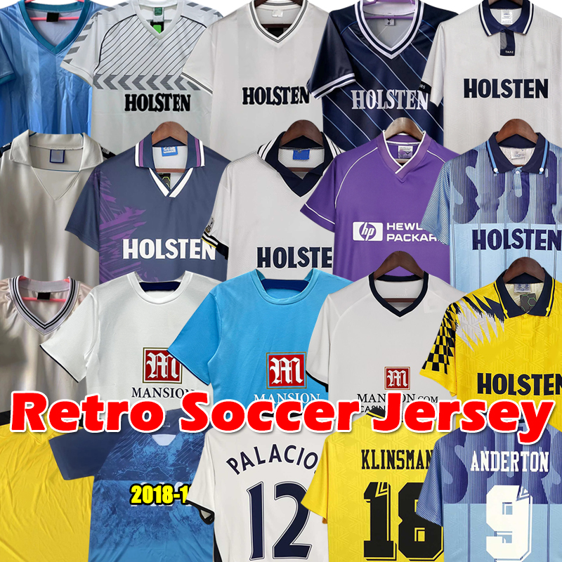 

SHERINGHAM Retro Soccer Jerseys 1978 ANDERTON GASCOIGNE 1981 82 83 84 86 88 Ginola Ferdinand Footabll Shirt 1991 92 93 94 95 98 Sherwood Bale 2006 07 08 09 18 19 Uniforms, Reci 1981-82 home