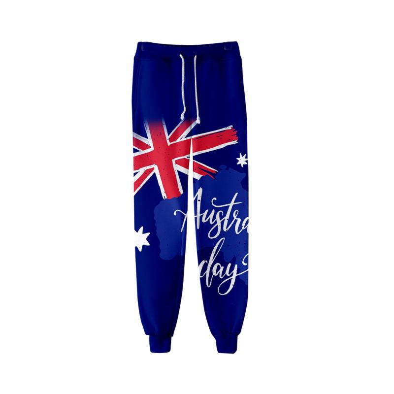 

Men's Pants Australia Day Unisex Jogger Pant Women Trousers Harajuku Long Sweatpants National Festival 3D Oversized, As picture