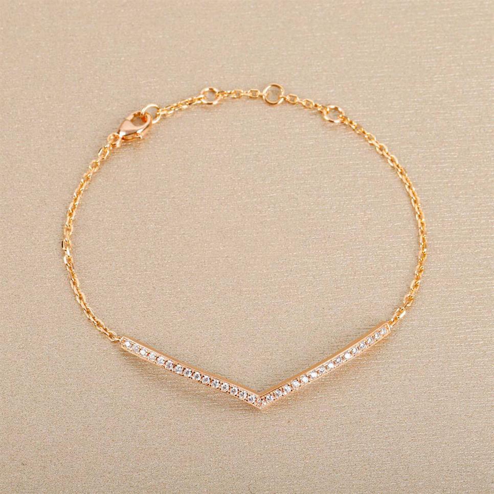 

S925 silver charm bracelet with diamonds for women wedding jewelry gift have stamp in two colors plated PS8235211q