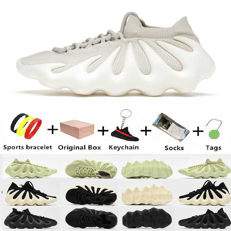 

450 mens running shoes Dark Slate knit breathable black white yellow 450s west men women trainers sports sneakers 36-46 H68038, Color#4