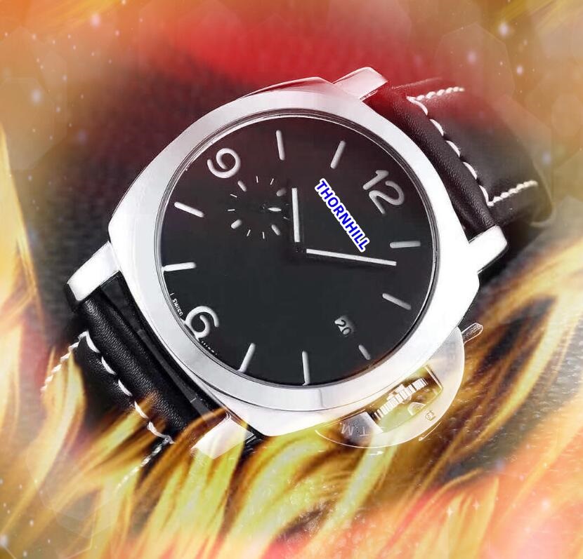 

Top quality Men Full Function Quartz Stopwatch Mens Watches All Dial Work Quartz Rubber Leather Belt Luminous Imported Calendar Week Outdoor Wristwatch, As pic