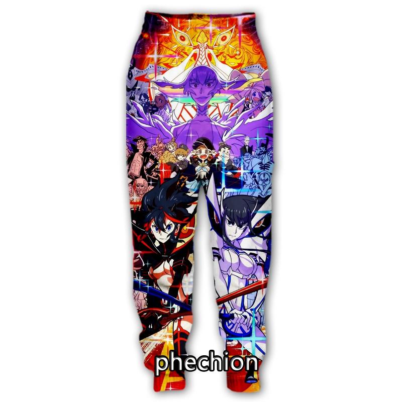 

Men' Pants Phechion Men/Women Anime KILL La 3D Printed Casual Fashion Streetwear Men Loose Sporting Long Trousers F124, 01