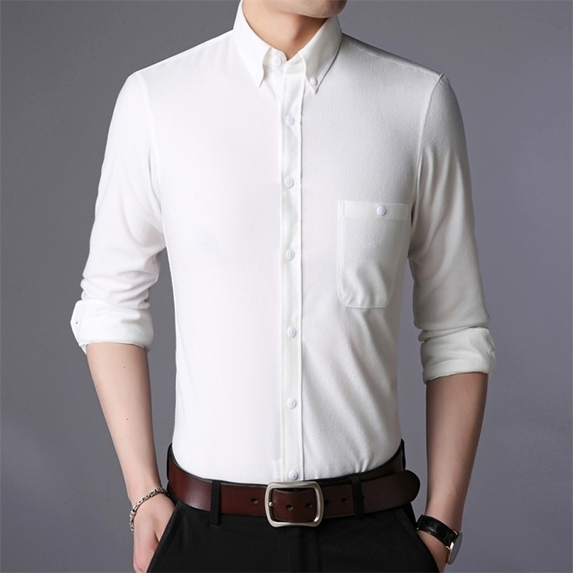 

High quality autumn winter shirt men lapel Business long sleeve shirts zde2085 220322, Gray