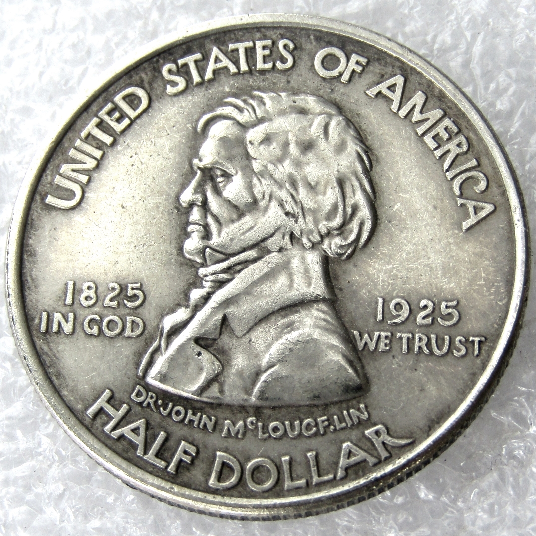 

USA 1925 Fort Vancouver Commemorative Half Dollar Craft Copy Coin metal dies manufacturing factory Price