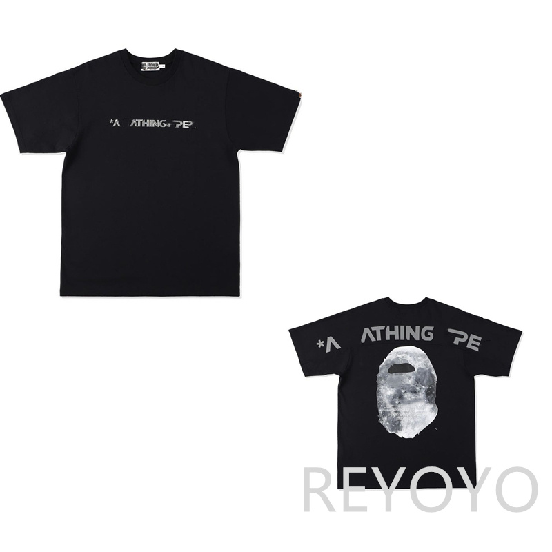 

High Quality Apes Men's T-Shirts Japanese Shark ape head tshirts luminous camo printing co-branded same style for men and women 2022 new 100% cotton Shorts T-shirt set D01, 1pcs buttons