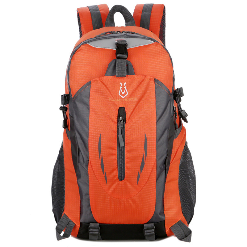 

40L new ladies backpack waterproof breathable leisure travel backpacks nylon mens luggage bag weekend large capacity beach bags, Red