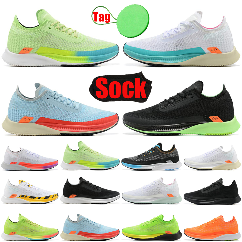 

With Sock Tag ZoomX Streakfly fly knit running shoes pegasus for mens womens zoomx type Flash Crimson men trainers sports sneakers runners size 36-45 hotsale, #13 40-45