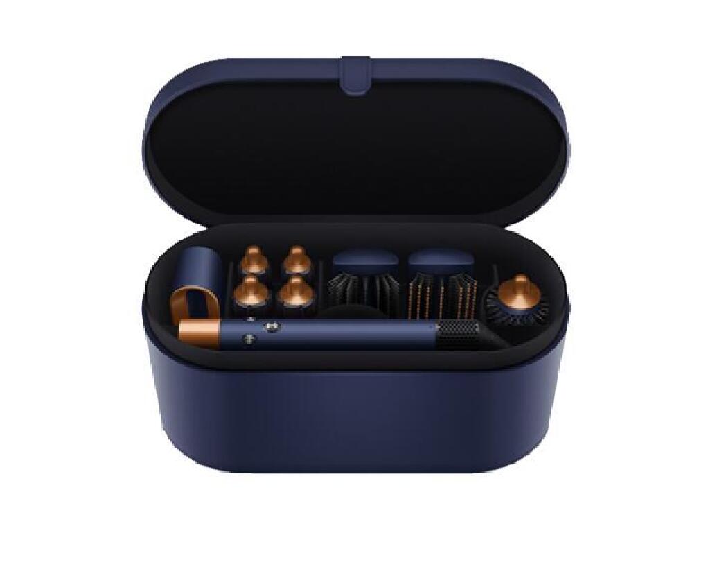 

Hair Curler 8-Heads Multi-function Hair Styling Device Automatic Curling Iron for Normal Hair EU/UK/US with Gift Box blue gold