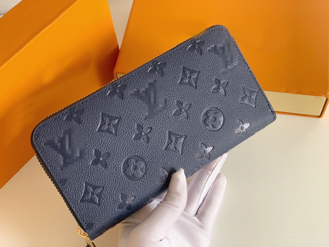 

Embossing Long single Zip Wallet Fashion women Bags Luxury Crossbody Designer Bags Coin Purse Clutch Handbag M81864 M41894, Fendou