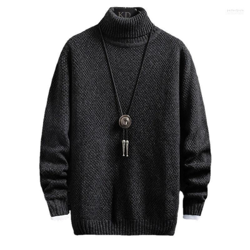 

Men' Sweaters Sweater Loose Casual Knit Korean Style Trend Personality Wild Pullover Japanese Thick Black Perf22