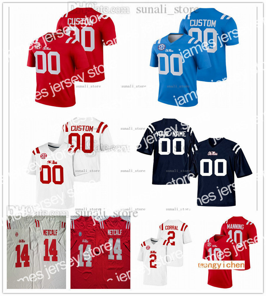 

American College Football Wear Ole Miss Rebels NCAA College 23 Braylon Sanders Jerseys 1 Jonathan Mingo 43 Caden Costa 3 Otis Reese 35 Mark Robinson 20 Keidron Smith 44, Women red
