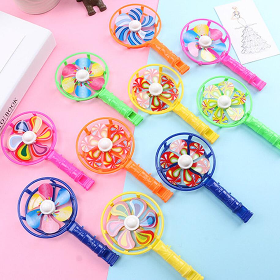 

Children's Novelty Games Toys Classic Plastic Whistle Windmill Festival Birthday Party Gifts Back To School Presents Toys Kids