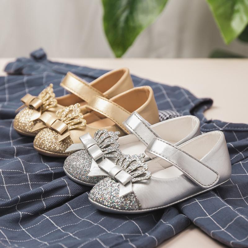 

Athletic & Outdoor Born Baby Girl Shoes Infant Princess Dress Bling Pu Non-Slip Soft Sole Rubber Toddler Loafers Flat First WalkAthletic, Pink