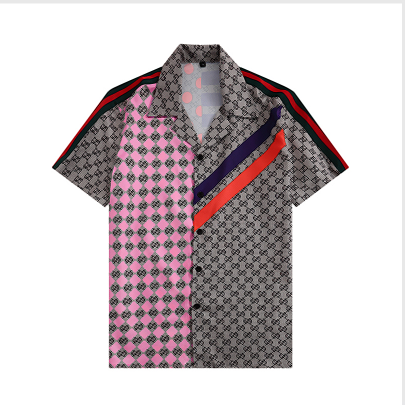 

22SS Customers Often Bought With Similar Items Luxury Designer Shirts Mens letter print bowling shirt Hawaii Floral Casual Shirts Men Slim Fit Short Sleeve Dress, Customize