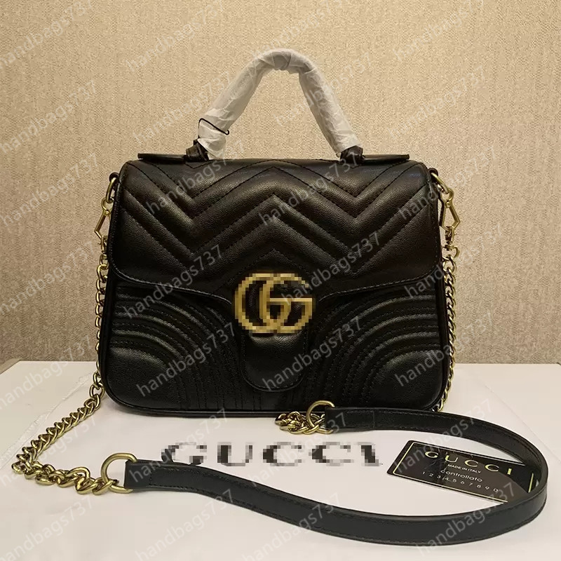 

Marmont flap Shoulder Bags Women Chain Bag Crossbody Messenger bag Designers handbag e Heart Handbags Purses LVs YSLs louiseity viutonity, White