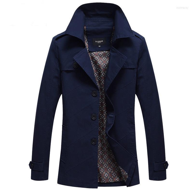 

Men's Trench Coats Casaco Masculino Palto Jaket Mens 4XL Wool Jackets Outwear Coat Men Winter Thick Windbreaker Long Overcoat Viol22, Beige